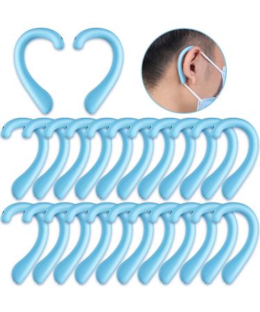 Silicone Protectors Hook Silicone Earloop Ear Hook Reusable Anti-Slip Ear Grips for Adult (12 Pairs)