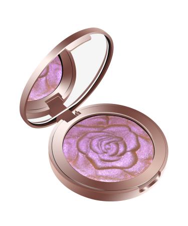 ONLYBETTER Highlighter Makeup, Face Highlighter, Long Lasting Cream Glitter Highlighter Makeup - Purple Highlighter Makeup Rose Purple