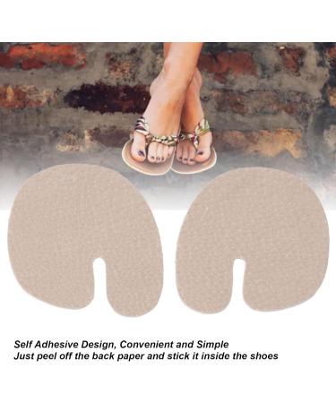Leather Flip Flops with Forefoot Pad - Self-Adhesive Metatarsal Comfort Sandals in Apricot | Prevent Skin Abrasion - Buy Online on GoSupps.com