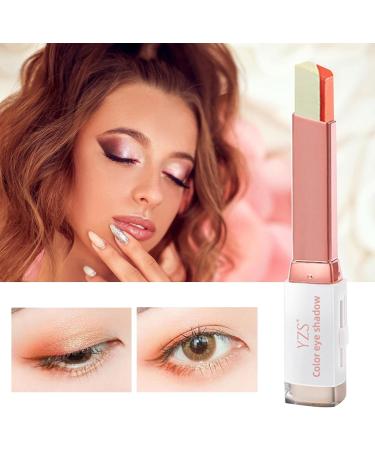 Eyeshadow Pencil TwoTone Gradient Shimmer Stick Cream Long Lasting Gradient Eyeshadow Makeup Pencil Eye Makeup Supplies Homraa - Buy Online on GoSupps.com
