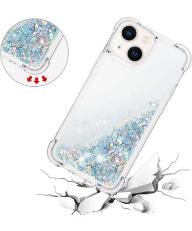 Buy Tivenfezk Nadoli Glitzer Treisand Shell for iPhone 15 | Shockproof Silicone TPU Bumper Case | Liquid Quicksand Transparent Design - Buy Online on GoSupps.com