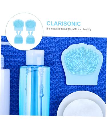 minkissy 28 Pcs Rabbit Ears Facial Brush Face Massage Brush Skin Care Brush Manual Face Cleansing Brush Facial Cleansing Tool Women Facial Brush Handheld Cute Rabbit Silica Gel Miss Light Bluex7pcs 7.5x7.5cmx7pcs - Buy Online on GoSupps.com