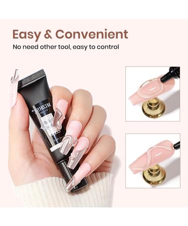 MIZHSE 3D Nail Gel - Clear Sculpting Gel for Nail Art | 15g Molding & 5D Embossed Gel for Stunning Manicures | International Shipping Available - Buy Online on GoSupps.com