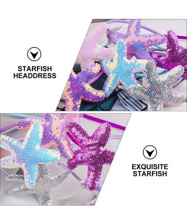 FRCOLOR 8 Pieces Headbands Sequin Glitter Headbands Colorful Mermaid Headband Hair Accessories for Girls Kids - Buy Online on GoSupps.com