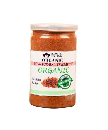 Blessfull Healing Organic Star Anise Powder 100 Gram (Packing May Vary) 100 Gram 3.35 oz