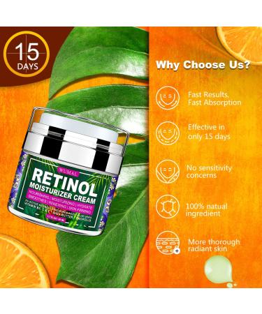 Buy Retinol Cream for Wrinkles & Fine Lines - 1.7 oz Moisturizer for All Skin Types - International Shipping Available - Buy Online on GoSupps.com