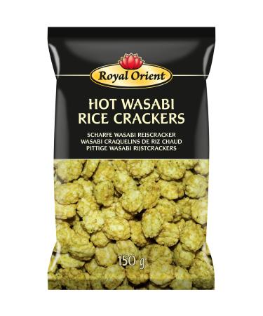 Royal Orient - Spicy Wasabi Rice Crackers - (1 X 150 GR) 150 g (1 pack) - Buy Online on GoSupps.com