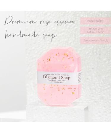 Gifts for Women: Scented Candle Gift Set Handmade Rose Soap & Pink Zebra Jasper Bracelet - Perfect Birthday & Relaxation Gifts - Buy Online on GoSupps.com