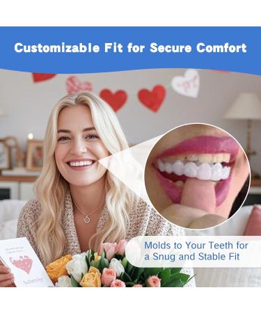 YAFIYGI 3 Pairs Fake Dentures Temporary Denture Teeth Snap-On Top and Bottom Teeth Covers for Men and Women Instant Confidence Smile Fix Easy-to-Use Fake Teeth for Missing or Broken - Buy Online on GoSupps.com