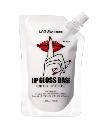 Matte Lip Gloss Base for DIY Lip Gloss Making Kit - 7.05oz Versagel with Vitamin E for Smooth Hydrated & Moisturized Lips - Fragrance Free Safe for Sensitive Skin - Supplies for Small Business 1-Pack (7.05oz) | Matte F...