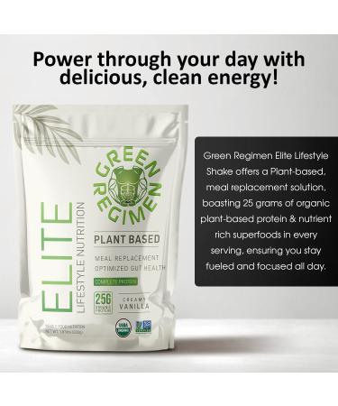 Green Regimen Elite Plant-Based Protein Powder - 25g Complete Hemp & Pea Protein Meal Replacement High-Protein Vegan Shake NonGMO Gluten-Free Dairy-Free Low Carb - (Vanilla - 1 Month Supply) Vanilla 0.04 Ounce (Pack of  - Buy Online on GoSupps.com