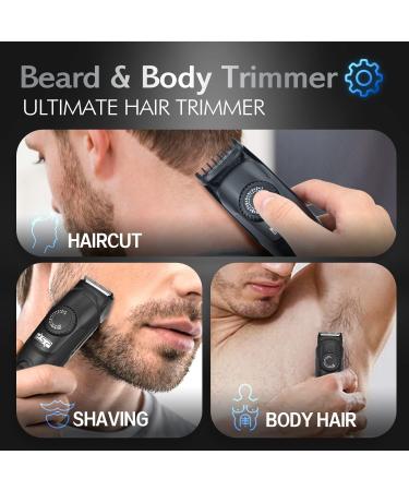DSP Adjustable Beard Trimmer for Men | Cordless USB Rechargeable & Wheel Adjustable | Perfect for International Shipping - Buy Online on GoSupps.com