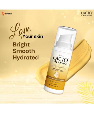Lacto Calamine Anti Blemish cream for pigmentation & blemish removal & brighten skin tone. Suitable for all skin types. Non-greasy No Parabens - 30g - Buy Online on GoSupps.com