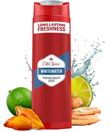  Old Spice Old Spice Whitewater 3-in-1 Multi-Use Shampoo for Hair Face and Body 400ml Long Lasting Freshness Fragrance Quality Deep Cleansing - Buy Online on GoSupps.com