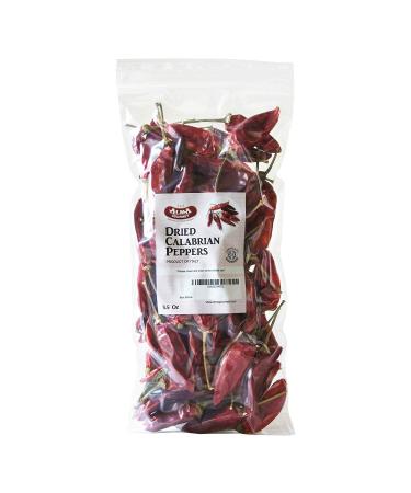 Alma Gourmet Dried Calabrian Chili Peppers Whole | 100 Gram | 3.5 Ounce