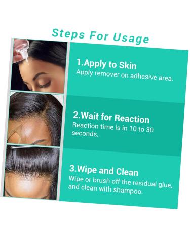 VINTORKY Lace Front Wigs Remover for Toupee Tape Glue Remover for Lace Wig Lace Front Wig Remover Wig Tape Front Lace Wig Lace Glue Remover Wig Bonding Glue Remover Lace Wigs Hair Wig Glue - Buy Online on GoSupps.com