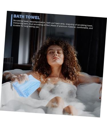 Healeved Bath Towel Back Scrubber Set - Exfoliating Body Spa Towels for Clean and Smooth Skin - 2pcs - Buy Online on GoSupps.com