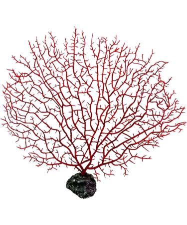 QUETHEDS Faux Coral D cor Artificial Coral Branch D cor Sea Fan Coral Decorations Aquariums Ornament Fish Tanks Landscape Sea Fan Coral Decorations Black Small - Buy Online on GoSupps.com