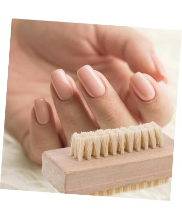 FOYTOKI Hand Scrubbing Brush One Toe Nail Brush Nail Brush Cleaner Hand Foot Brush Hard Nail Brush Hard Bristle Nail Brush Nail Tools Wooden Nail Brush Essential Oil Miss Bamboo Pedicure - Buy Online on GoSupps.com