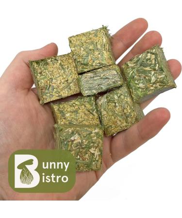 Bunny Bistro Chamomile Bites | 100% Natural | Compressed Treats for Rabbits (1Kg) 1 kg (Pack of 1) - Buy Online on GoSupps.com