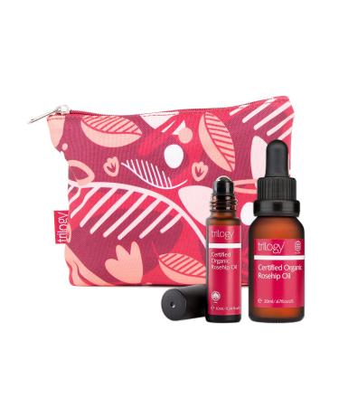 Trilogy Certified Organic Rosehip Oil Set - For All Skin Types - Clean Natural Beauty - Made in New Zealand
