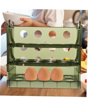 Ciieeo 30 Grid Egg Holder Egg Storage Box Plastic Organizers Multi-layer Egg Holder Egg Tray High Capacity Clamshell Egg Plate - Buy Online on GoSupps.com