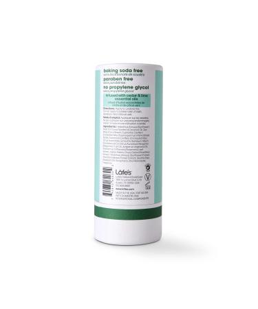 Lafe's Natural Deodorant | 2-Pack 2.25oz Plastic Free Natural Deodorant Stick in Paper Packaging | Aluminum Paraben and Baking Soda Free with 24-Hour Protection (2-Pack Cedar & Lime) Cedar & Lime 1 Count (Pack of 2) - Buy Online on GoSupps.com