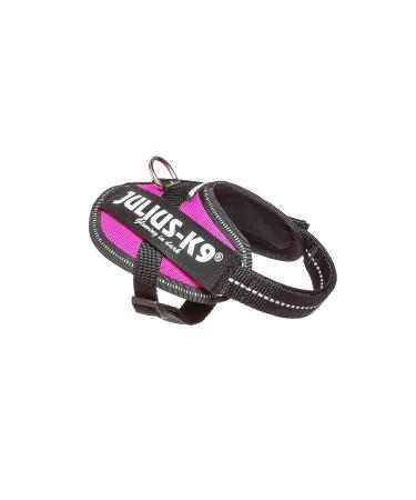 Canicaprice Julius K9 Power IDC Dark pink + 2 labels for personalizing (baby 2 (breast size: 33-45cm) baby 2 (Poitrail: 33-45 cm)