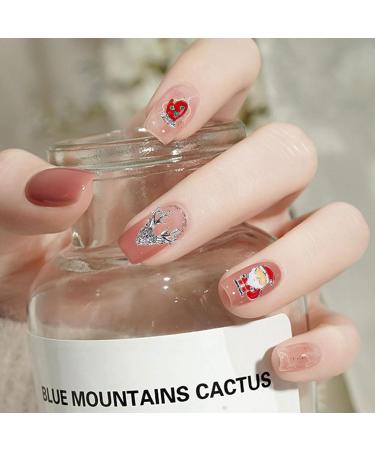 3D Christmas Nail Art Charms 28 Pcs - Metal Nail Studs, Rhinestones & Gems for DIY Nail Decorations - Multi-Colored A - Buy Online on GoSupps.com