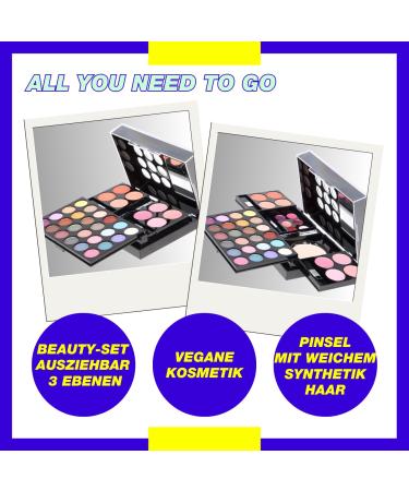Zmile Cosmetics All-in-One Beauty Box | Vegan Makeup Set with Mirror - Perfect for Travel & Gifts - Buy Online on GoSupps.com