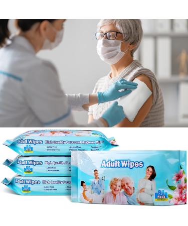 240 Counts Extra Large Thick Body Wipes for Adult Bathing 8 x 10 Inch Rinse Free Shower Wipes Bulk Waterless Bath Wipes Disposable for Elderly Bedridden Disabled Pregnant Women Home Travel Camping