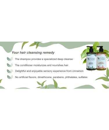 Hydrating Cinnamon Leaf Shampoo | Natural & Sulfate-Free | Soothing Color Safe Formula - Buy Online on GoSupps.com