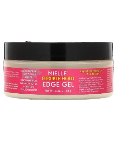 Mielle Flexible Hold Edge Gel - Honey & Ginger 4 oz | Best International Shipping for Hair Care Products - Buy Online on GoSupps.com