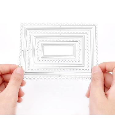 Infunly 13pcs Rectangle Hot Foil Plate Bundle - Pink Metal DIY Embossing Plates for Scrapbooking and Card Making - Buy Online on GoSupps.com