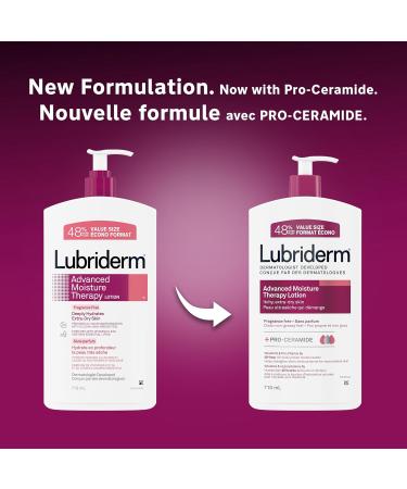 Lubriderm Advanced Moisture Therapy Moisturizing Cream - Vitamin E Vitamin B5 Fragrance Free Body Lotion 710 mL Advanced Moisture Therapy 710 ml (Pack of 1) - Buy Online on GoSupps.com