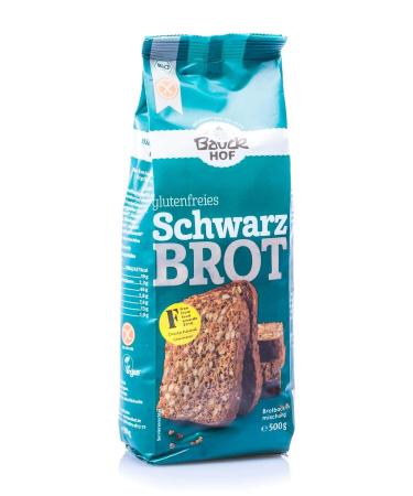 Bauckhof Black Bread Gluten Free Organic - 6 x 500g Oat Flakes | Healthy International Shipping - Buy Online on GoSupps.com