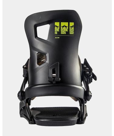 Rome Snowboards Kids Ace Snowboard Binding - Black Small | High-Quality Youth Bindings - Buy Online on GoSupps.com