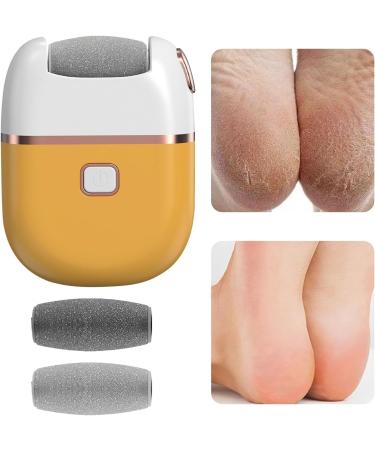 Electronic Foot File Pedicure Tool Rechargeable Foot File with 2 Adjustable Speed Rechargeable Pedicure Tools for Nail Technicians Podiatrists and Individuals Yellow - Buy Online on GoSupps.com