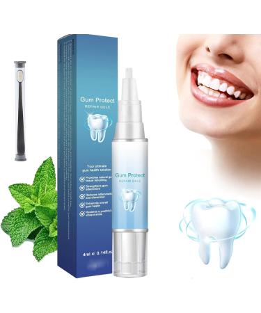 Neslemy Gum Gel Neslemy Gum Shield Therapy Gel Dentizen Gum Therapy Gel Gum Instant Treatment Gel Teeth Whitening Essence Pen Intensive Stain Removal Teeth (1 Pcs)