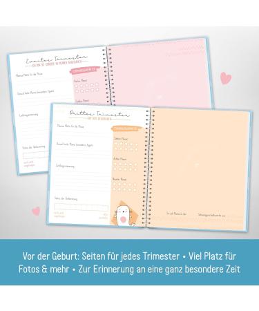 Baby Album Little Rocket - Sustainable Baby Diary for Pregnancy & First Year | Memory Album for Birth | Welcome Little Treasure! - Buy Online on GoSupps.com