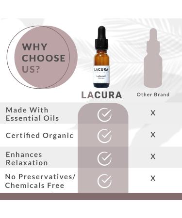 Lacura C Calming Essential Oils Blend with Lavender Marjoram & Cinnamon - Natural Sleep Aid & Stress Relief for Essential Oil Diffusers & Humidifiers - Pure Plant-Derived Formula 15ml - Buy Online on GoSupps.com