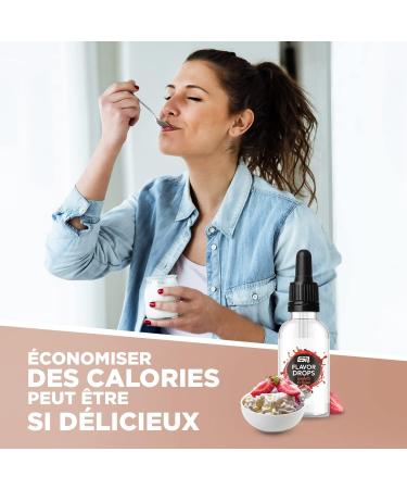 ESN Flavor Drops - Calorie Free Aromatic Drops for Refining Taste of Food and Drinks - 50ml (Ice Cream Spaghetti) - Buy Online on GoSupps.com