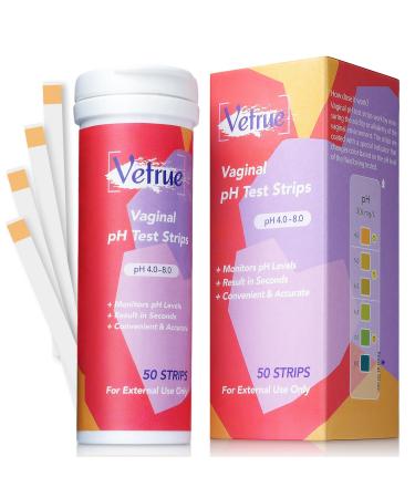 Vaginal pH Test Strips for Women Convenient Testing Solution for Assessing and Maintaining Optimum Feminine Acidity and Alkalinity Balance Quick Results & Easy-to-Use Home Monitoring (50pcs)