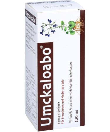 Umckaloabo Drops 100ml - Natural Relief for Cough Sore Throat & Acute Bronchitis Symptoms | Fast Healing Vegetable Drug - Buy Online on GoSupps.com