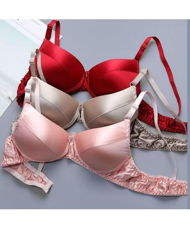 Shop XWSM BH: 100% Mulberry Silk Wireless Bralette for Women - Complete Coverage & Comfort - Purple 85A-B - International Shipping Available - Buy Online on GoSupps.com