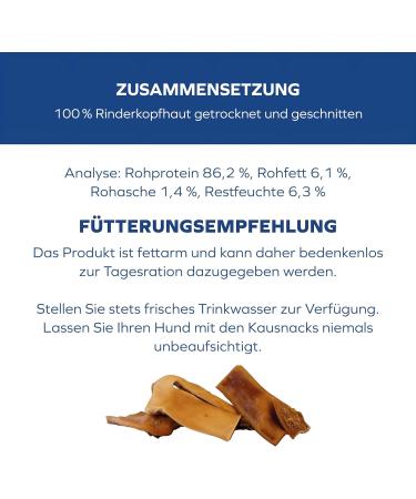 Schwenner-Short Beef's Head for Dogs - 2500g Dried Dental Dog Snacks | Quality Pet Food & Care - Buy Online on GoSupps.com