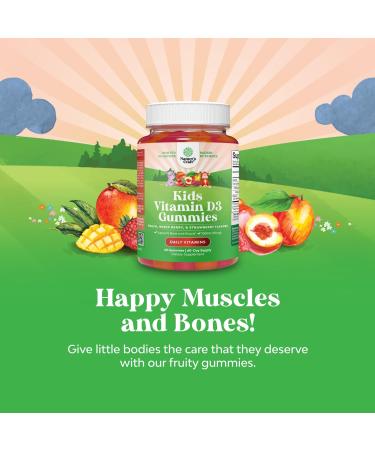 Bundle of Kids DHA Omega 3 Gummies with Vegetarian 6 9 for Vision Brain & Immunity and Chewable Vitamin D Gummies for Kids - 1000 IU Per Serving Vitamins - Immune Support Muscle Teeth & Bone Health - Buy Online on GoSupps.com