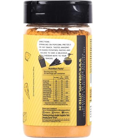Urban Platter Cheddar Cheese Powder 100g (An all purpose seasoning Perfect for Pop Corn Pasta Fries Seasoning | Dairy-free) - Buy Online on GoSupps.com