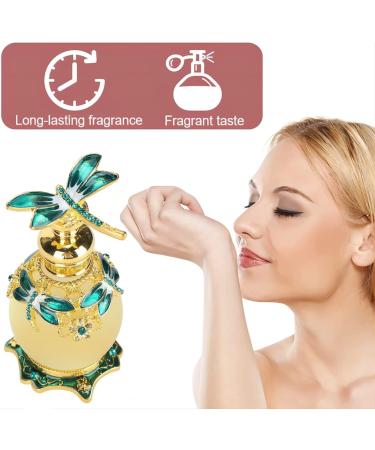 Arabian Perfumes 15ml Muslim Eau de Parfum Toilette for Female Halal Dubai Retro Concentrated Long Lasting Perfume Essential Oil Womens Fragrances Persistent Smell Travel Accessory Green Dragonfly - Buy Online on GoSupps.com