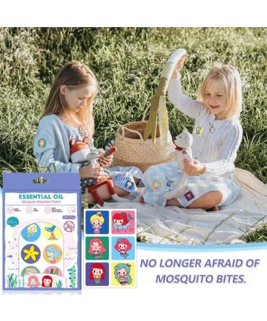 60 Pcs Natural Essential Oil Mosquito Repellent Stickers - 24-Hour Protection for Kids & Adults | Anti-Mosquito Patches for Camping, Travel, Outdoors & Home - Buy Online on GoSupps.com